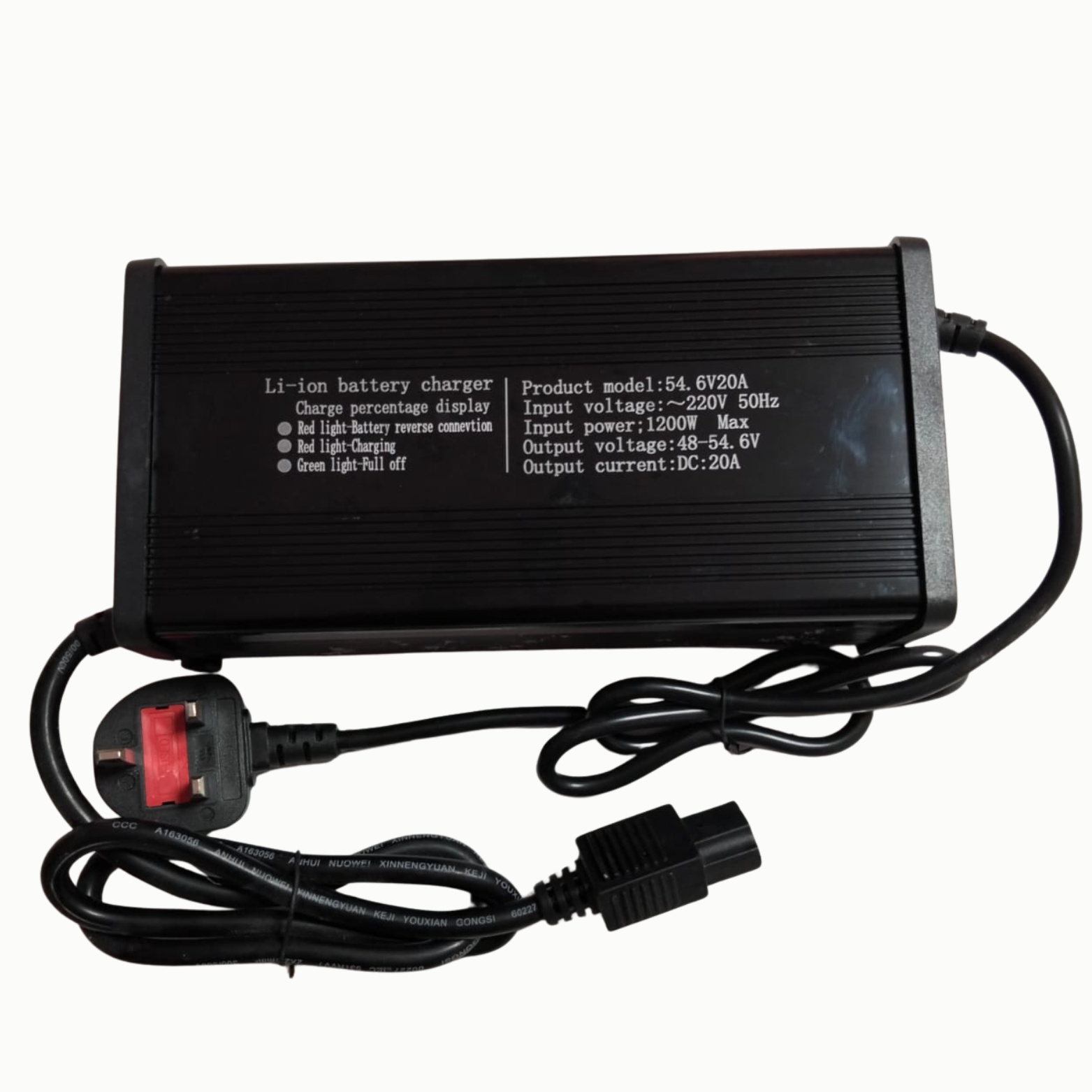 54.6V 20A EV Charger